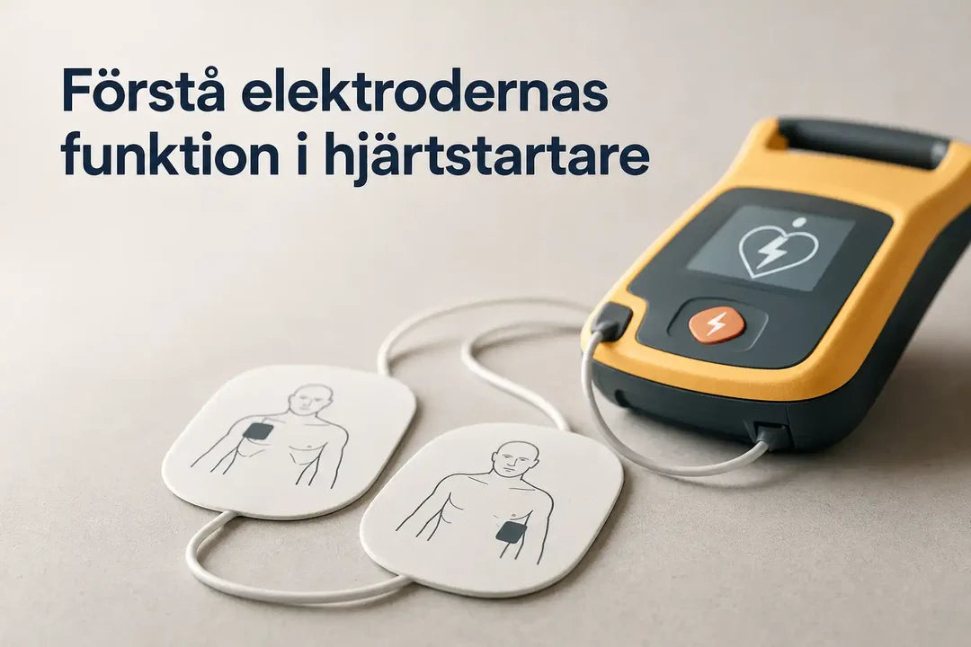Förstå elektrodernas funktion i hjärtstartare