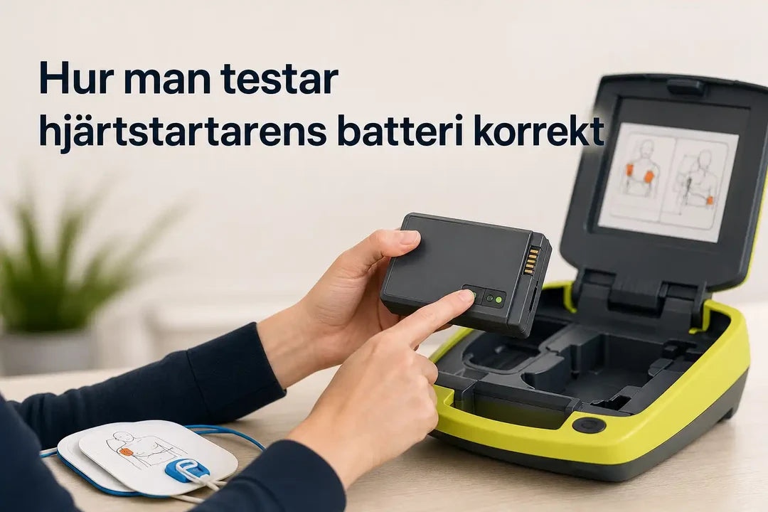 Hur man testar hjärtstartarens batteri korrekt