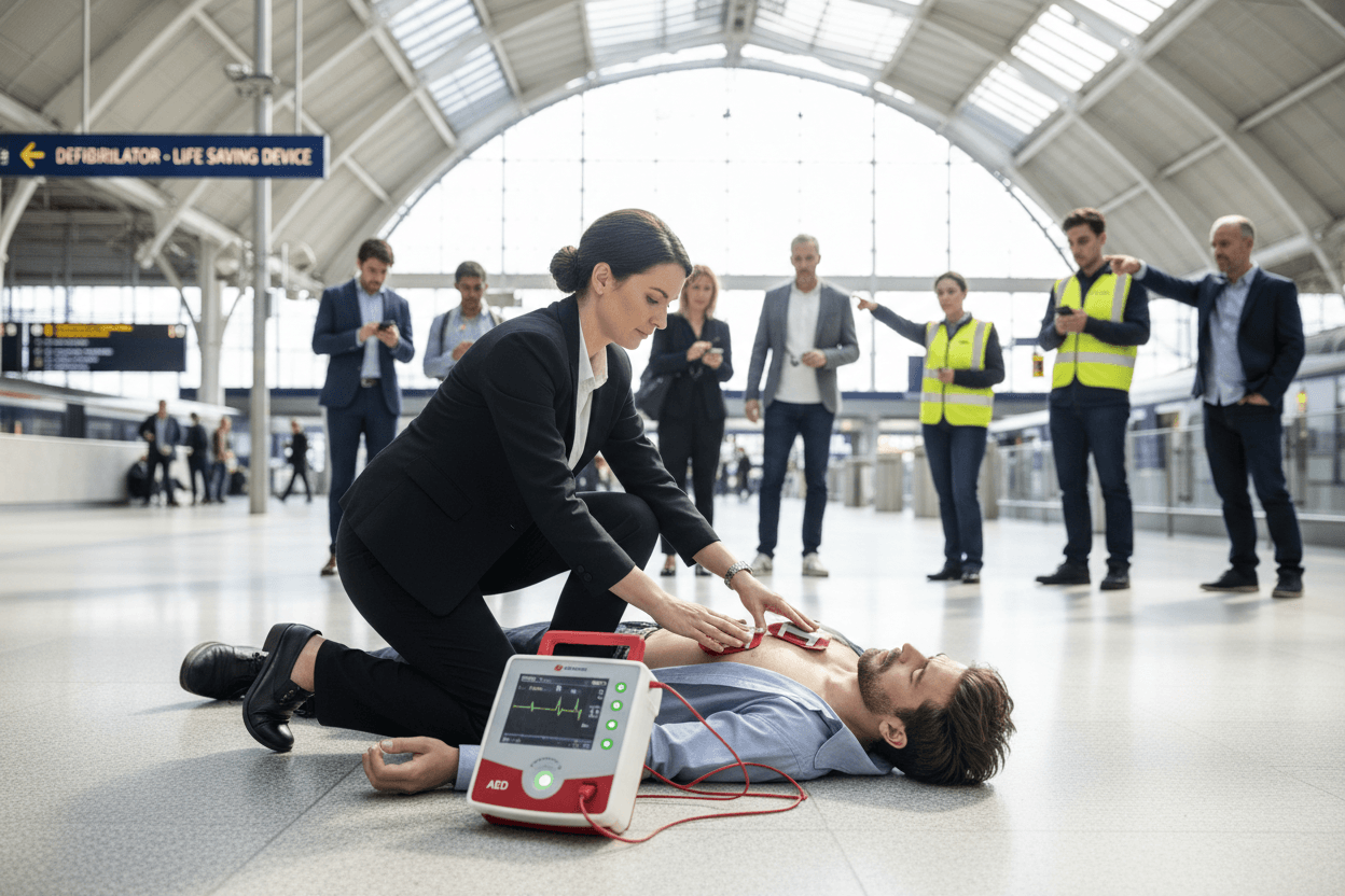 Hur hjärtstartare räddar liv i akuta situationer