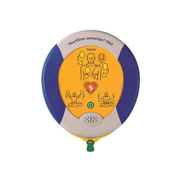 automatiska hjärtstartare användning - HeartSine samaritan PAD tränare med användningsanvisningar.
