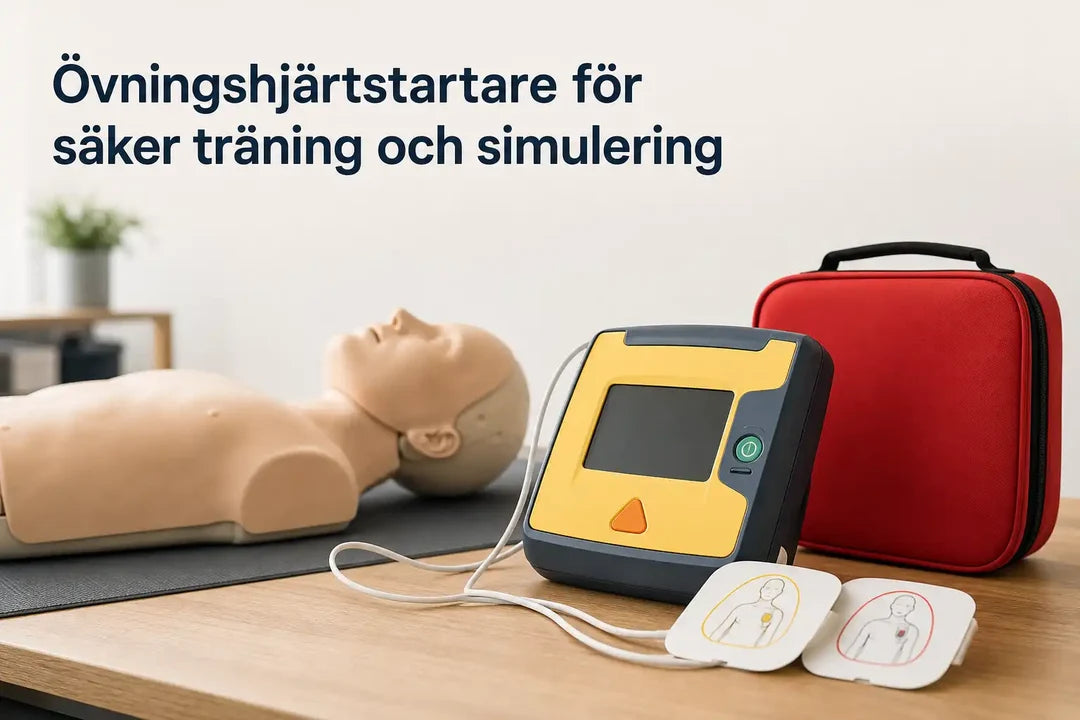 Övningshjärtstartare för säker träning och simulering