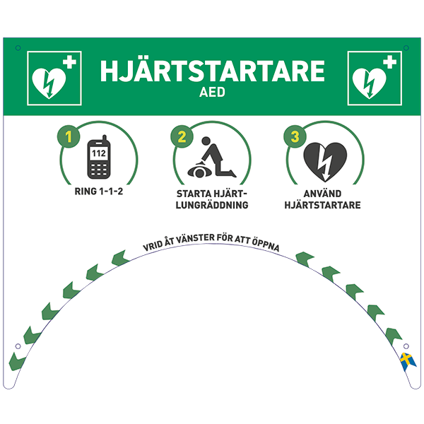 Skylt till Rotaid-Skåp - MaxMedic