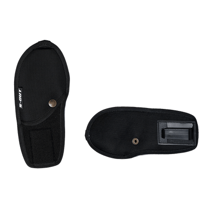 S-Cut bälteshölster textil med clips, slitstark konstruktion, passar alla S-CUT-modeller.