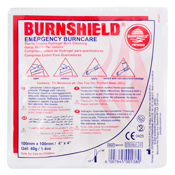 Burnshield kompress 10x10 cm - MaxMedic