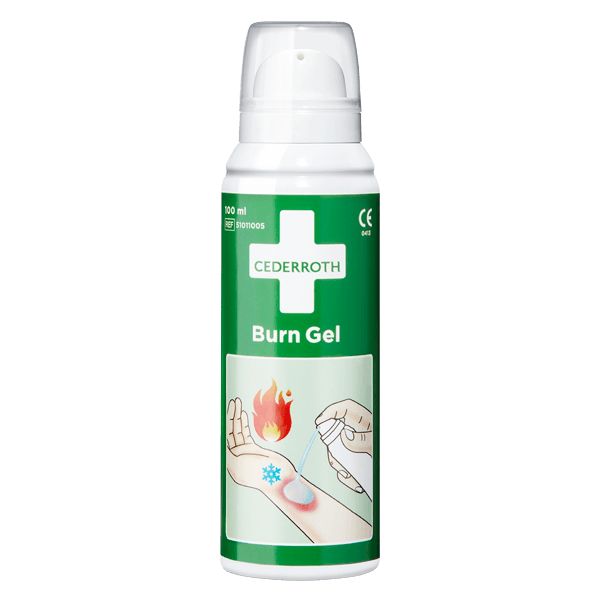 Cederroth Burn gel 100 ml refill for first aid and burn station, effective burn gel refill 100 ml.