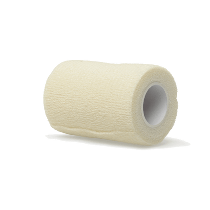 Elastoquick elastisk självhäftande förbandslinda 7,5 cm x 4,5 m för att linda stukningar och vrickningar.