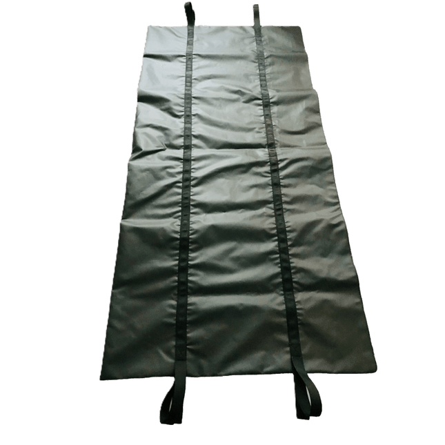 Transportväska för räddningsdockor i kraftig armerad PVC från Svenska räddningsprodukter.