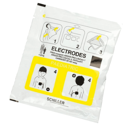 Barnelektroder Fred Easyport för pediatrisk användning med bruksanvisning