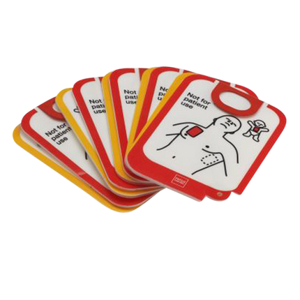 Träningselektroder Lifepak CR2, 5-pack (endast klisterdelen) - MaxMedic