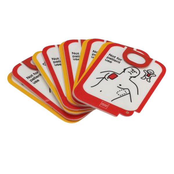 Träningselektroder Lifepak CR2, 5-pack (endast klisterdelen) - MaxMedic