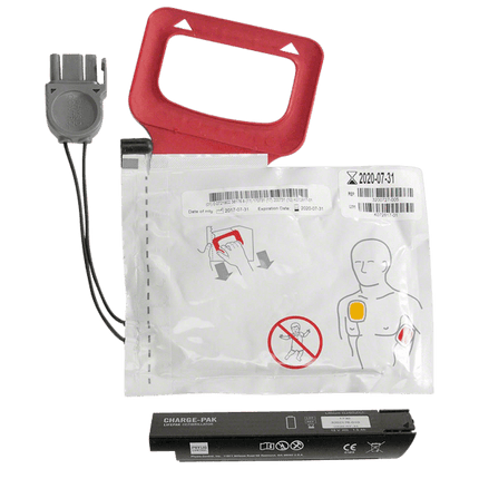 Chargepak inkl. 1 par elektroder till Lifepak CR plus - MaxMedic