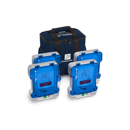 Prestan Professional AED Trainer Plus, 4-pack, tvåspråkig, inkl. väska - MaxMedic