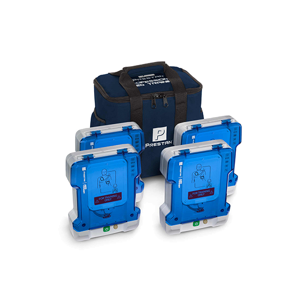 Prestan Professional AED Trainer Plus, 4-pack, tvåspråkig, inkl. väska - MaxMedic