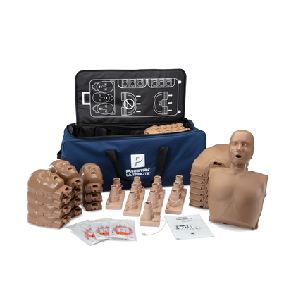 Prestan Ultralite HLR-dockor, mörk hud, 12-pack - MaxMedic