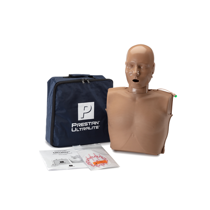 Prestan Ultralite HLR-docka, mörk hud - MaxMedic