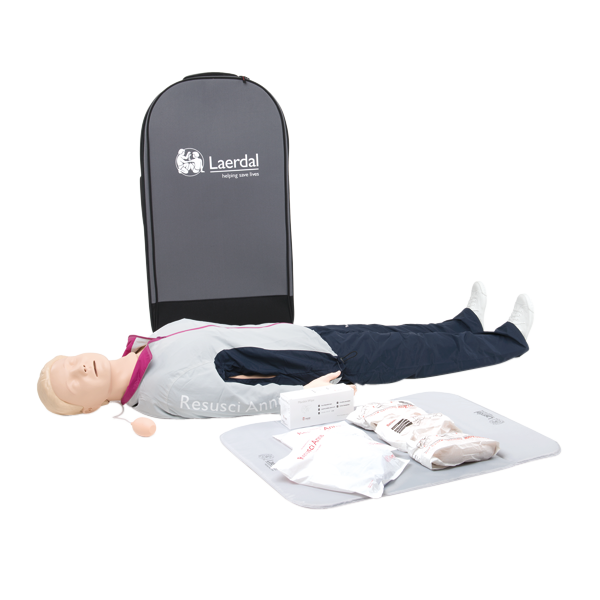 Resusci Anne QCPR, Helkroppsdocka inkl. väska - MaxMedic