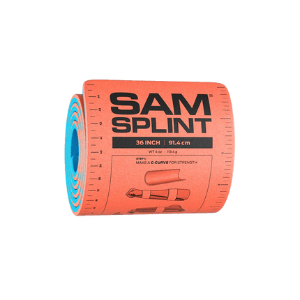 SAM Splint-rulle 36", Orange/Blå