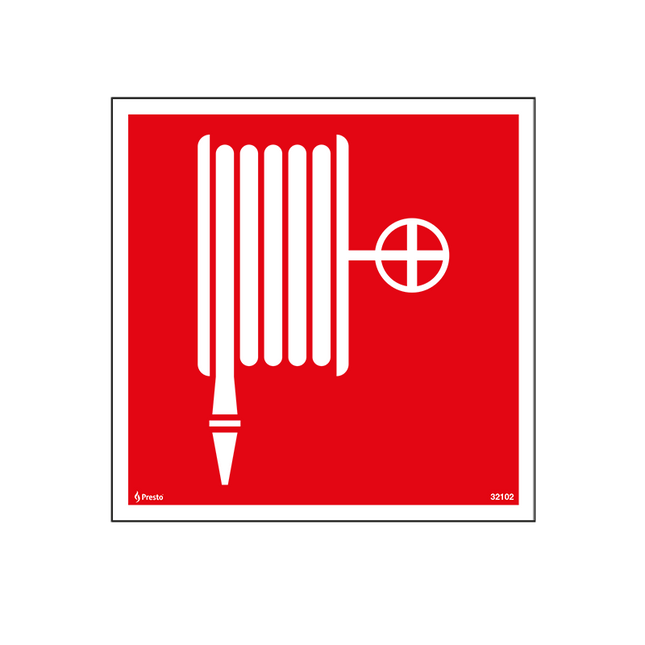 Skylt Brandpost, dubbelsidig - MaxMedic