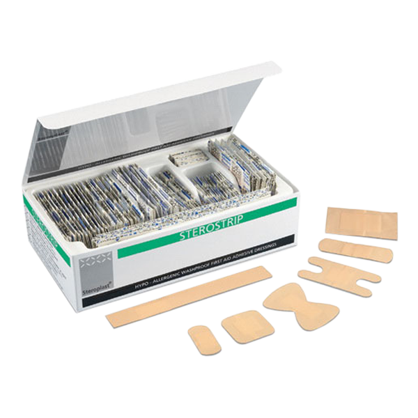 Sterostrip 5 sorter plastplåster, 100 st (washproof)