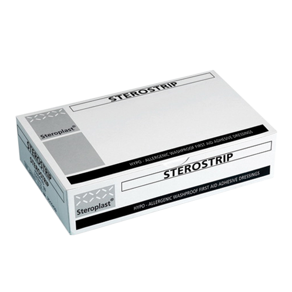 Sterostrip 5 sorter transparent plastplåster, 100 st (washproof) - MaxMedic